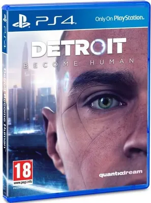 A PlayStation 4 game case for Detroit: Become Human.