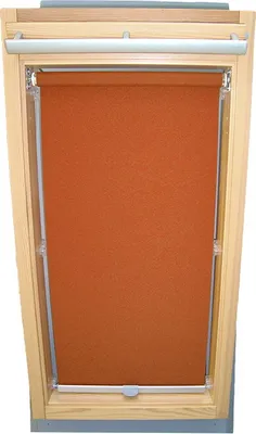 Produktbild von Rollo für VELUX Dachfenster Sichtschutz mit Haltekrallen GGL/GPL/GHL - 204 - terracotta