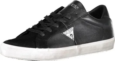 Produktbild von Guess Jeans Herren Sneaker Turnschuhe Schuhe, schwarz, Größe:40, Farbe:Schwarz