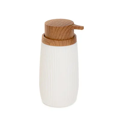 Obrázok produktu pre HOMLA DIALL dávkovač biely 6,5x6,5x15,5 cm