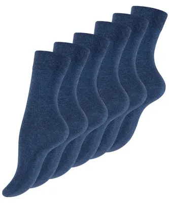 Produktbild von 6 Paar Damen Socken ohne Gummi für optimalen Komfort