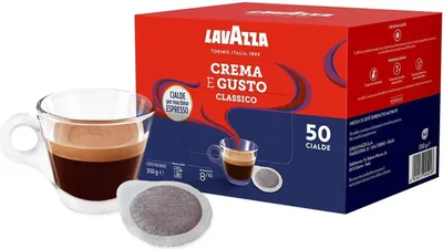Produktbild von Lavazza Espresso Crema E Gusto Box 50 Kaffeepads Kaffee Coffee ese Kaffee Pads