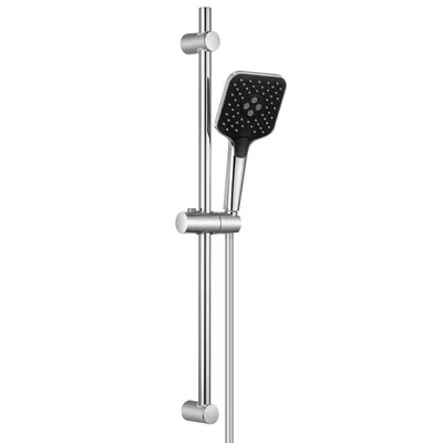 Produktbild von Lonheo Duschset, Handbrause mit Duschstangen, Duschkopf mit Schlauch und Halterung, Wellness-Duschkopf mit 3 Strahlarten Chrom