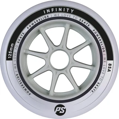 Produktbild von Powerslide Infinity Rad 6 Einheiten Silber 125 mm/85A Silber 125 mm/85A