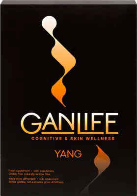 Produktbild von GANLIFE Yang - Nahrungsergänzungsmittel mit Meereskollagen 5gr und Antioxidantien - zur Stimmungsverbesserung, mit Polidatine, Safran, Zitronenmeli...
