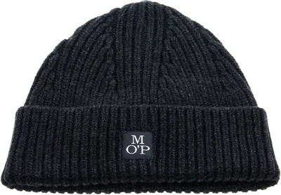 Produktbild von Marc O'Polo Beanie Mütze Hat Dark Grey Melange grau
