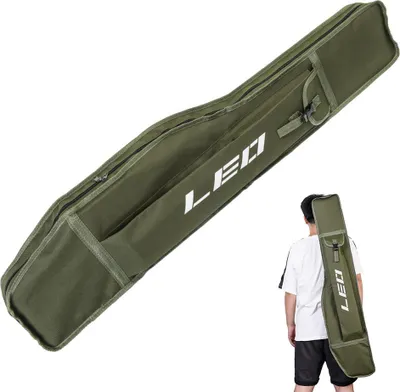 Produktbild von Lixada 1,2 Mt Angeln Tasche Klapp Angelrute Rollen Tasche Angelrute Angelgerät Fall Aufbewahrungstasche Reise Umhängetasche