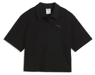 Immagine prodotto di Polo da donna PUMA, modello Class Relaxed, taglia L, colore nero