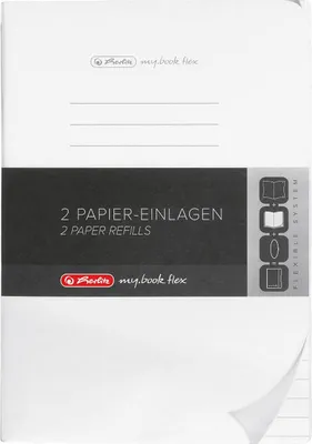 Produktbild von Herlitz 50034123, Einfarbig, Weiß, A5, 80 Blätter, Erwachsener