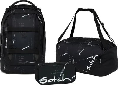 Produktbild von Satch, Schulrucksack-Set PACK Ninja Matrix 3-teilig, ab 5. Klasse