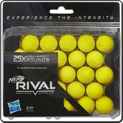 Obrázek produktu pro NERF - Rival 25 nábojů v balení s náplní