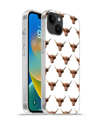Produktbild von MuchoWow® Handyhülle Schutzhülle Hülle für Apple iPhone 14 Plus - Soft case Schottischer Highlander - Kuh - Muster Silikon Softcase Handy Hülle - Abbildung