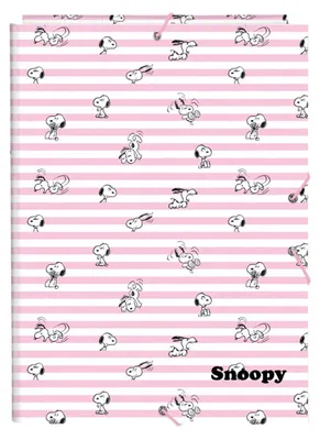 Obrázek produktu pro Složka A4 z kartonu s postavičkou Snoopy a s klopkami