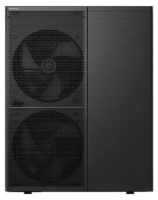 Produktbild von Panasonic Wärmepumpe Aquarea M T-CAP, 12kW, R290, Außengerät, 3-phasig, schwarz, 1 Stk.