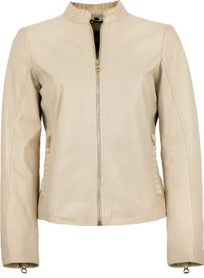 Produktbild von Gipsy - Damen Lederjacke Lammnappa light beige Größe S