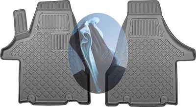 Produktbild von Z518801 TPE-Gummifußmatten kompatibel mit  Nissan X-Trail N-CONNECTA 3 T32 Steilheck Geländewagen SUV 5-türer 2014- 7Sitze (1. + 2. Sitzreihe)