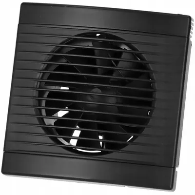 Image de Dospel Ventilateur mural plafond avec détecteur humidité noir
