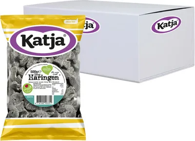 Produktbild von Katja - Lakritz Heringe - 12x 500g