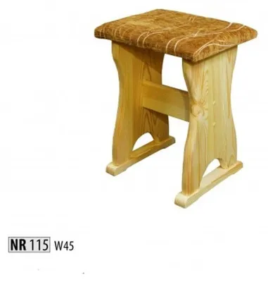 Produktbild von Hocker Holzhocker Schemel Holzschemel Massive Kiefer NEU Handarbeit Sitzbank Neu