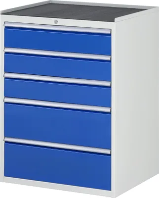 Produktbild von Rau Schubladenschrank m. Anti-Rutsch-Matte 5 Schubl.-XL 3x150 2x240mm