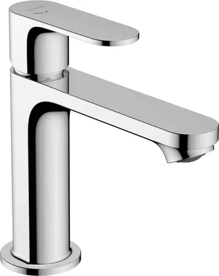 Obrázek produktu pro Hansgrohe jednopáková umyvadlová baterie Rebris S 110 CoolStart s kovovou táhlem chrom, 1 ks.
