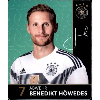 Produktbild von 7 - Benedikt Höwedes - REWE WM18 Sammelkarte
