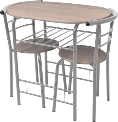 Produktbild von dkd-home-decor Frühstückstisch Bar-Set aus Eisen und MDF, 80 x 53 x 74 cm (L x B x H)