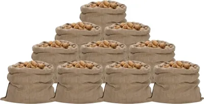 Produktbild von Jutesäcke 10 Stück 100 x 110 cm 100 % Jute 340 g/m²