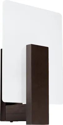 Produktbild von Wandleuchte LAPPO Wenge 1xE14 10W Holz/Glas 30.5x12x16cm Sollux Lighting