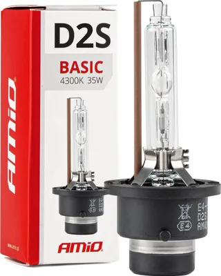 Productafbeelding van Xenon D2S 4300K lamp AMiO BASIC, hoge lichtkwaliteit, eenvoudige installatie