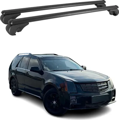 Produktbild von Dachträger für Cadillac SRX 2005-2009 Gepäckträger Grundträger Alu Schwarz 2x