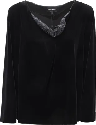 Imagen del producto de I6716 - Blusa de terciopelo para mujer, Emporio Armani Woman