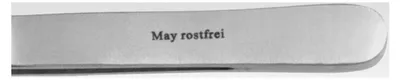 Produktbild von Universal-Pinzette 25 cm Haushaltspinzette mit feiner Spitze - gebogen und gerieft - Edelstahl