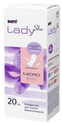 Immagine prodotto di Seni Lady Slim assorbente per incontinenza micro in confezione piccola 20 pz