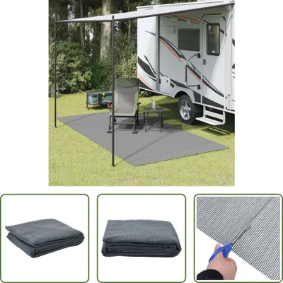 Image de Tapis de camping The Living Store, anthracite, 4 x 2 m