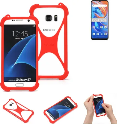 Produktbild von K-S-Trade Handy-Hülle kompatibel mit UMIDIGI A13S Schutz-Hülle Bumper Silikon Schutz Hülle Cover Case Silikoncase Silikonbumper TPU Softcase