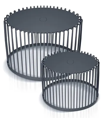 Productafbeelding van Set van 2 decoratieve tuinmanden met tafel