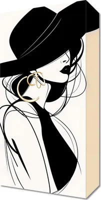 Zdjęcie produktu dla Obraz 20x40cm Uwikłana Elegancja