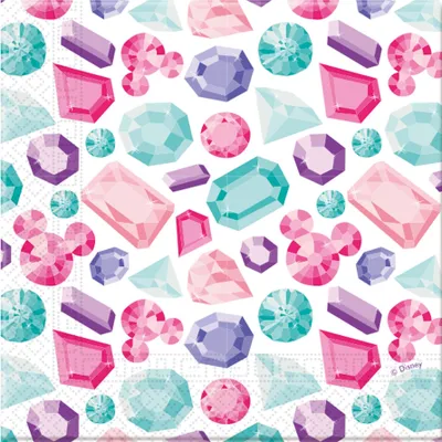 Image de Set de serviettes Minnie 20 pièces multicolores 33 x 33 cm - taille unique