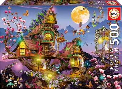 Produktbild von EDUCA Feenhaus Puzzle 500 Teile