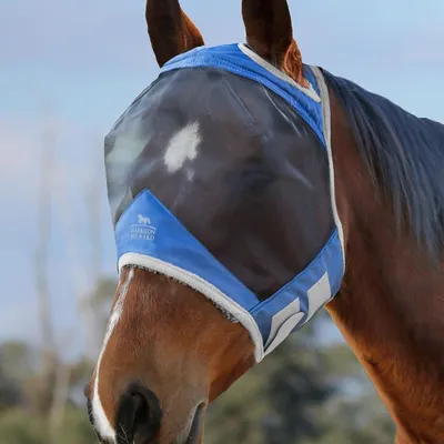 Imagen del producto de Manta voladora, de forma anatómica, repelente de mosquitos, para caballos