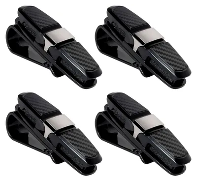 Produktbild von 4er Set Brillenhalter für die Sonnenblende im Auto