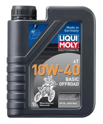 Produktbild von Liqui Moly Motorbike 4T 10W-40 Basic Offroad 4 Liter Kanister API SN PLUS, JASO MA2 mineralisch
