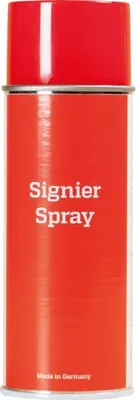 Produktbild von Signierspray, extrem schnelle Trocknungszeit, rot, 400ml/Flasche