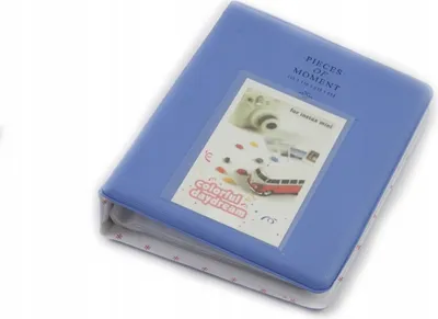 Zdjęcie produktu dla Album na 64 Zdjęcia do Fujifilm INSTAX MINI 7 8 9 11 - Niebieski