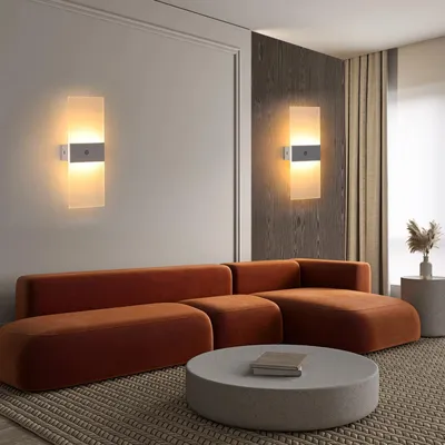 Produktbild von LED Wandleuchte - Mit Bewegungssensor - 1,5 W - 90–260 V AC - Warmweiß 2700–3500 K - Up & Down - Weiß