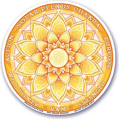 Produktbild von Fensterklebebild 3. Chakra (Manipura) -- 10.5 cm online bestellen