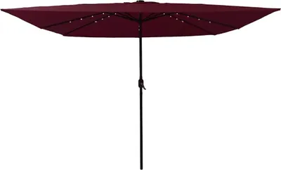 Produktbild von vidaXL Garten-Sonnenschirm Bordeauxrot 295 x 295 x 245 cm