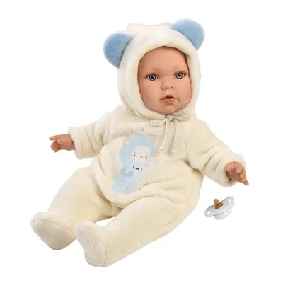 Produktbild von Llorens Soft Body Puppe Enzo Bär Anzug 42 cm