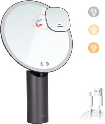 Immagine prodotto di Specchi da trucco elettrici - Regolabili, ingrandenti e ricaricabili - 1 pezzo